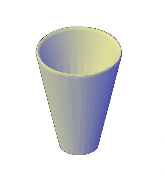 Shot glass 3D CAD model