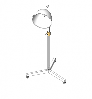 Medical floor lamp Revit model CADblocksfree Thousands of free