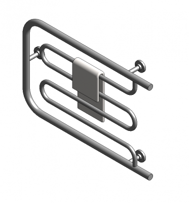 Heated towel rail Revit family CADblocksfree Thousands of free CAD