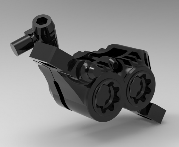 Autodesk Inventor 3D CAD Model of Hope Tech V4 Caliper