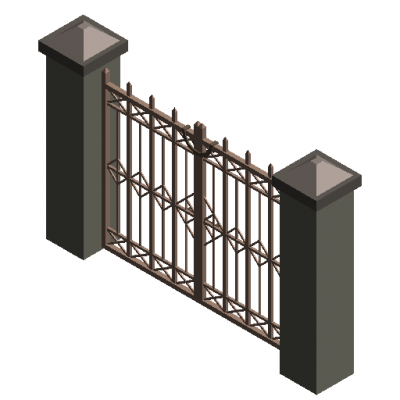 Gate revit family Thousands of free CAD blocks