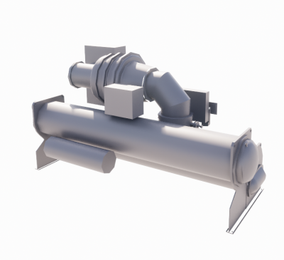 Chiller(Trane 600 ton) revit family Thousands of free CAD blocks