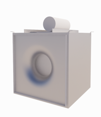 Fan Exhaust Centrifugal In line Belt Drive revit family Thousands of