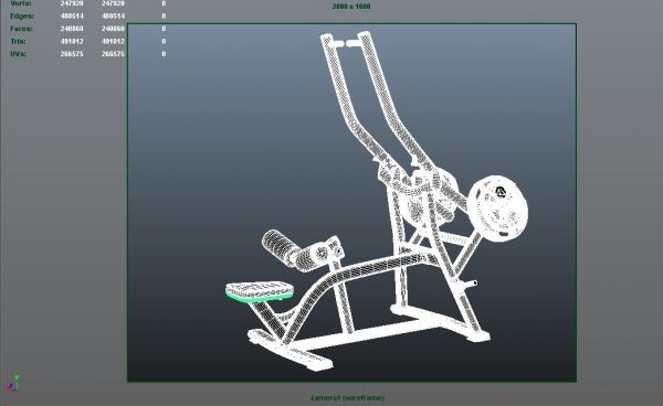 Gym 3D models in 3ds max & FBX formats