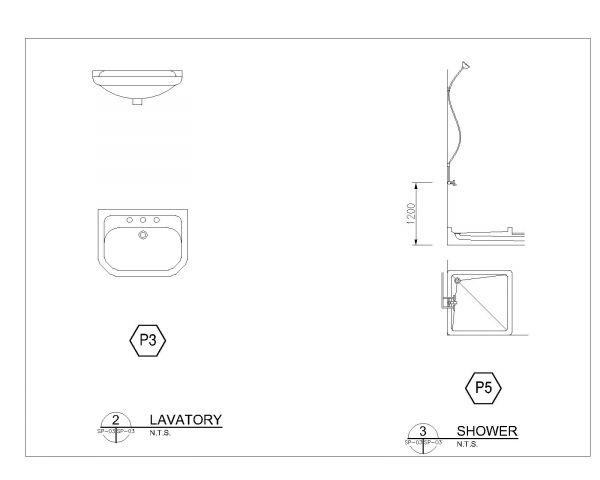 Lavatory & Shower .dwg | Thousands of free CAD blocks