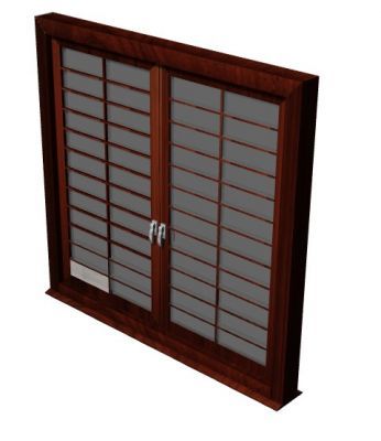 Modern Wooden Designed Sliding Patio Door 3d Model 3dm Format Thousands Of Free Autocad Drawings Modern Wooden Designed Sliding Patio, Free Sliding Patio Doors