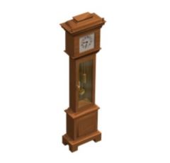 Grandfather Clock 3ds max model 