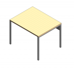 Small rectangular desk RFA