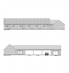 4 bedroom barn conversion CAD drawing