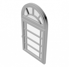 Modello max della finestra a ghigliottina ad arco