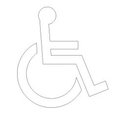 Wheelchair Symbol 2D Revit Family 