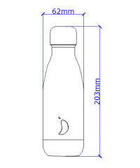 Chilly's 260ml drinks bottle AutoCAD download