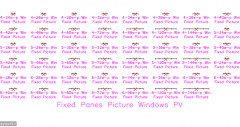 FIXED PANES PICTURE WINDOWS PV dwg