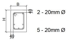 AutoCAD download 2-20mm,5,20mm Reinforcement Midspan Ties DWG Drawing
