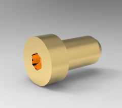 Autodesk Inventor 3D CAD Model of Cap Ball Plunger M5 (mm)