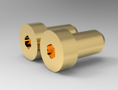 Autodesk Inventor 3D CAD Model of Cap Ball Plunger M6 (mm)