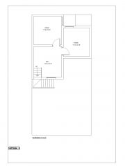 2BHK Asian Style House Design Basement Plan .dwg_1