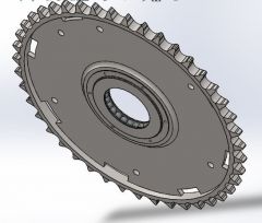 Clutch Wheel Solidworks Model