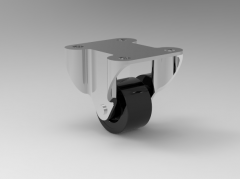 Fusion 360 (step file) 3D CAD Model of Mini Duty Wheel, Size 1"	 Weight 25(kg)