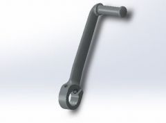 Gear Lever 3D solidworks Model