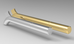 Autodesk Inventor 3D CAD Model of Zinc-coated chromium plated, anchor bolt Diameter 8(mm)	L 100(mm)