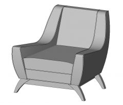 Thrive Coolidge Leather Chair Revit Family