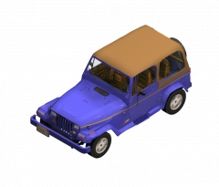 Jeep wrangler 3DS Max model 