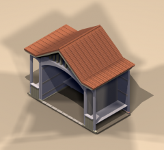 Summer house 3DS Max model