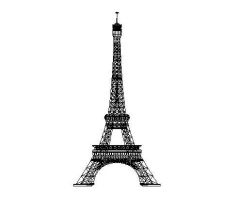 La elevación de la torre Eiffel