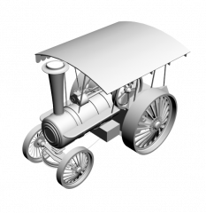 Modello di motore a vapore 3DS Max