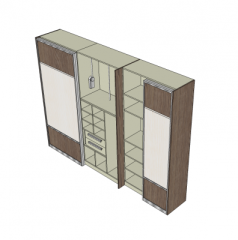 Built in wardrobes Sketchup model 