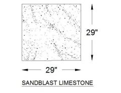 Sandblast Limestone Hatch 