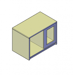 Minibar 3D DWG block 