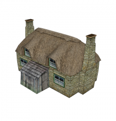 Thatched cottage SKP model