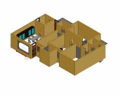 3D房子的家具布局