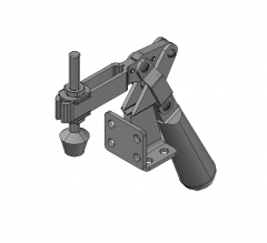 Workbench clamp 3D DWG model 