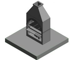 Outdoor Grill Pit Revit Family