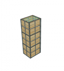 Säulenschalung Sketchup Block