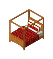 кровать с балдахином