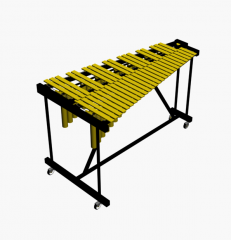 Xylophone 3DS Max model 