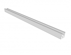 Modelo de sketchup de dintel de hormigón
