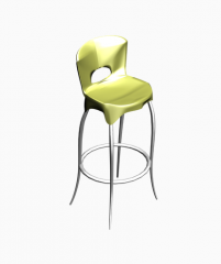 High stool 3DS Max model 