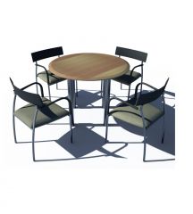 Round meeting table 3d max block