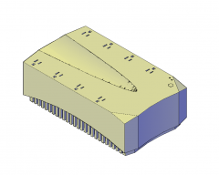 Batería de UPS modelo 3D DWG
