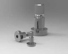 Autodesk Inventor 3D CAD Model of Cylinder head shoulder bolt M14