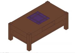Coffee Table Mission Style Revit Family