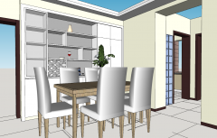 Apartment  dining design skp