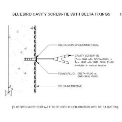 Bluebird Cavity vis - Tie