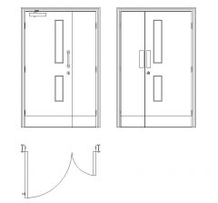 ドアの内部木材（single1）