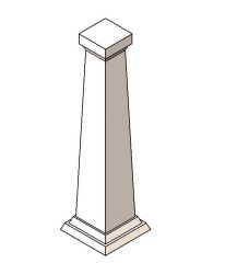 Craftsman Column-Parametric Revit Family 